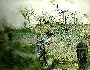 Carl Larsson hostmotiv karin i grez oil painting on canvas